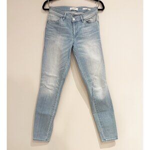 Guess Sexy Curve Skinny Jeans Womens Size 27 Light Blue Denim